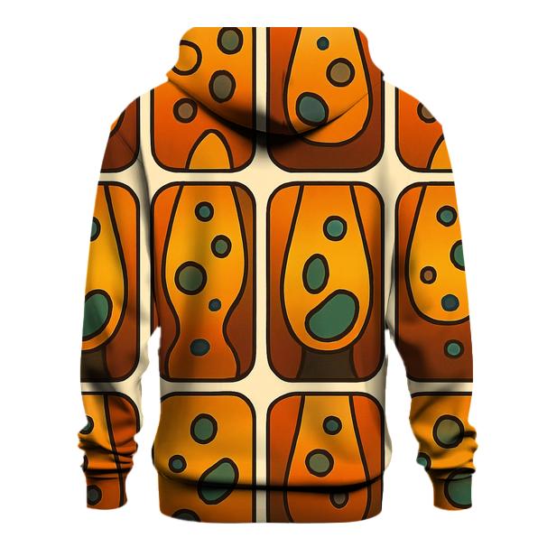 Groovy Lava Lamp Gradient Panels printed hoodies
