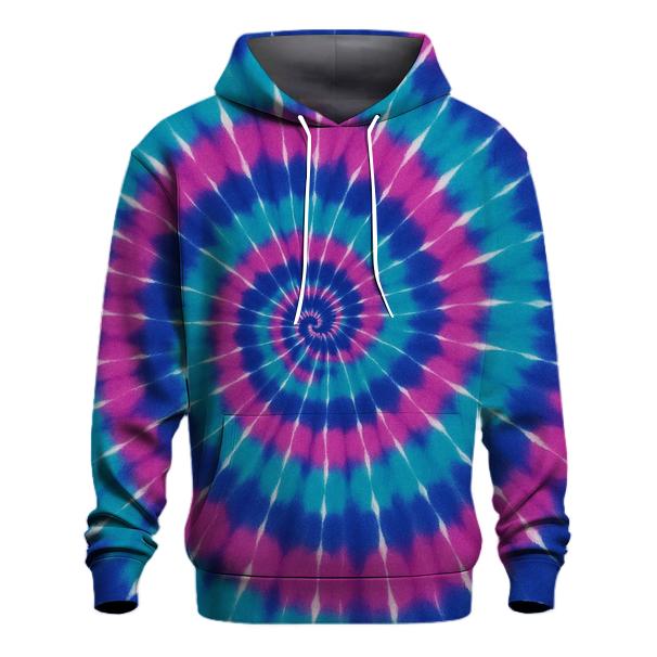 Nebula Spiral Overdye Vortex lightweight hoodies