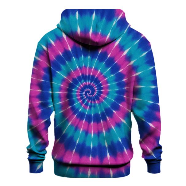 Nebula Spiral Overdye Vortex lightweight hoodies