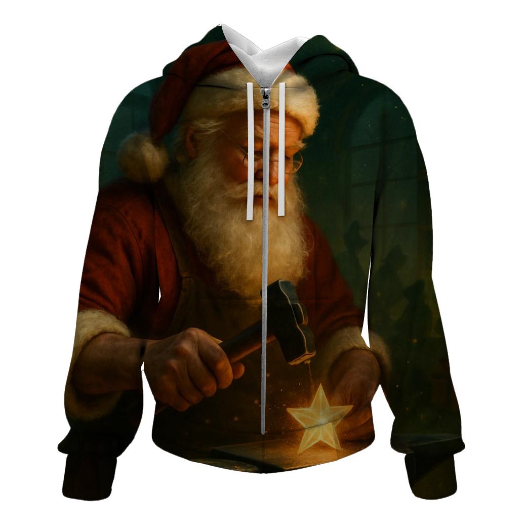 Celestial Workshop Santa And The Starlight Anvil hoodies fashion