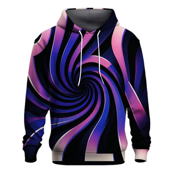 Prismatic Gravity Well Typography Poster lightweight hoodies