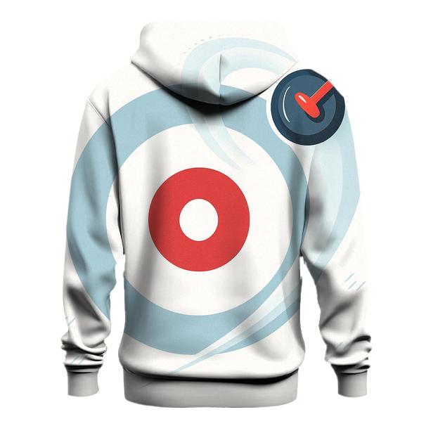 Arctic Curling Geometry heavyweight hoodies