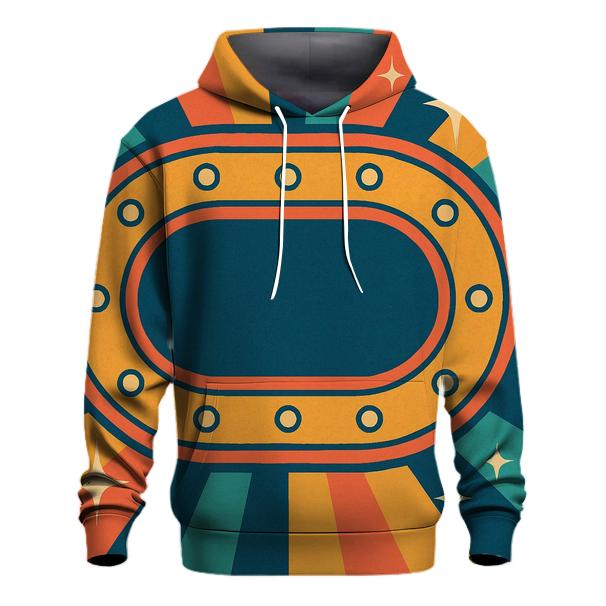 Vintage Roller Rink Starburst Track graphic hoodies