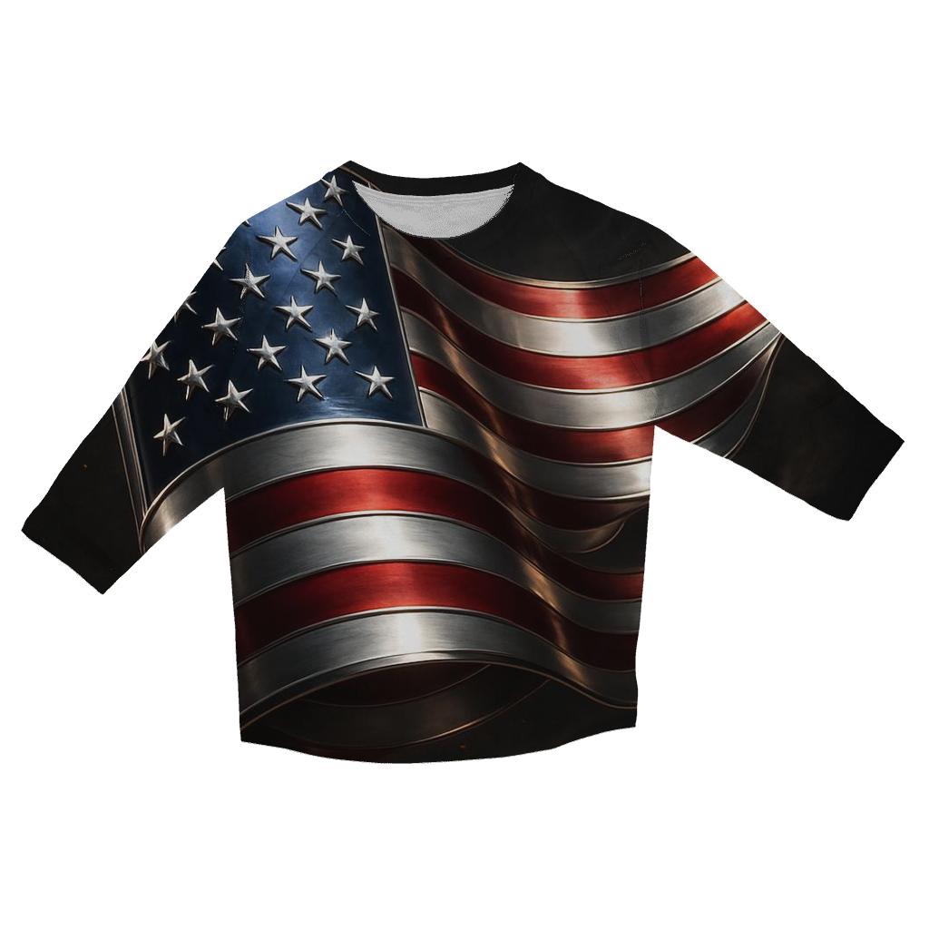 Midnight Chrome Banner Surge fashion 3/4 sleeve shirts