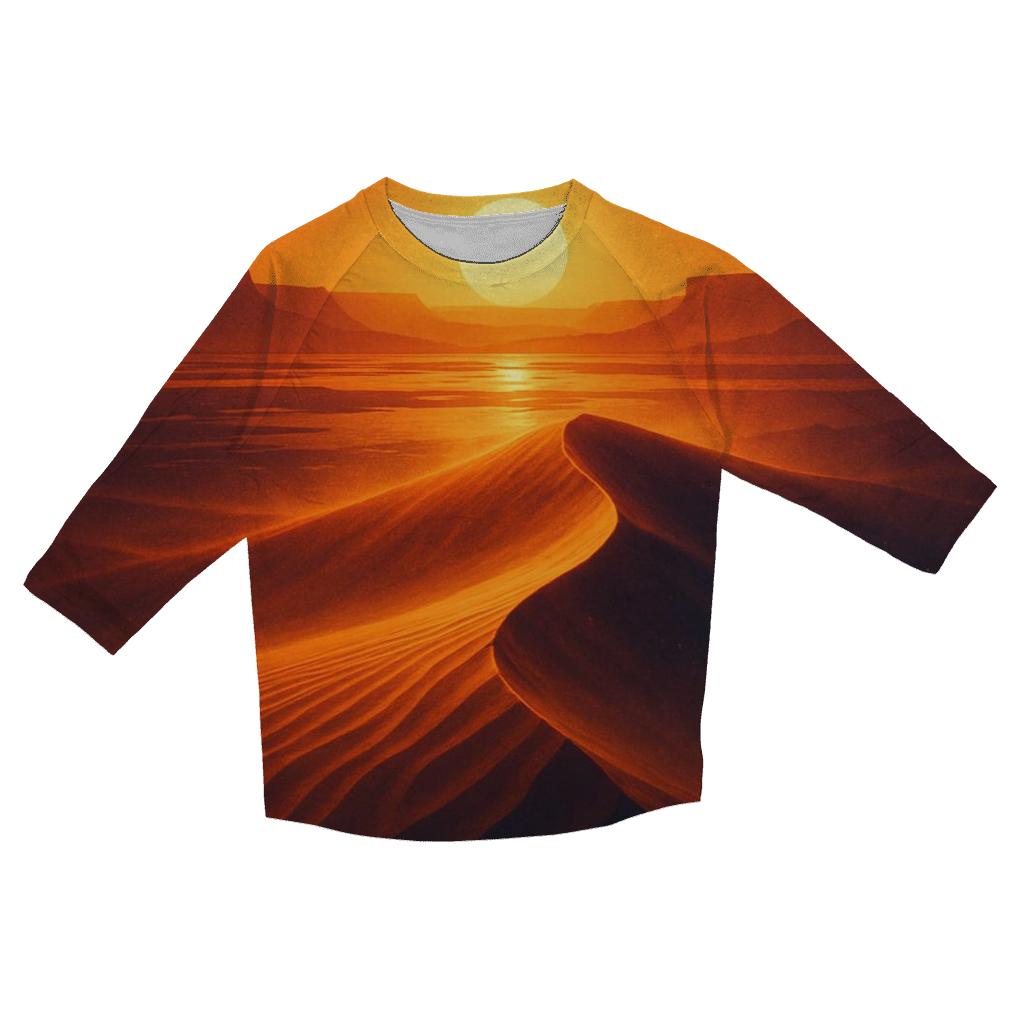 Halo Of The Dune Sun fashion 3/4 sleeve shirts