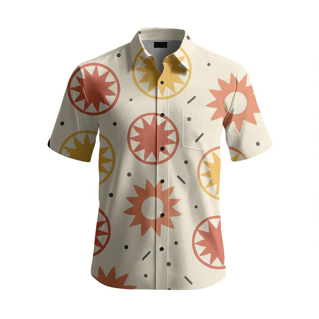 Solar Flare Medallion Scatter stylish threadwork shirts