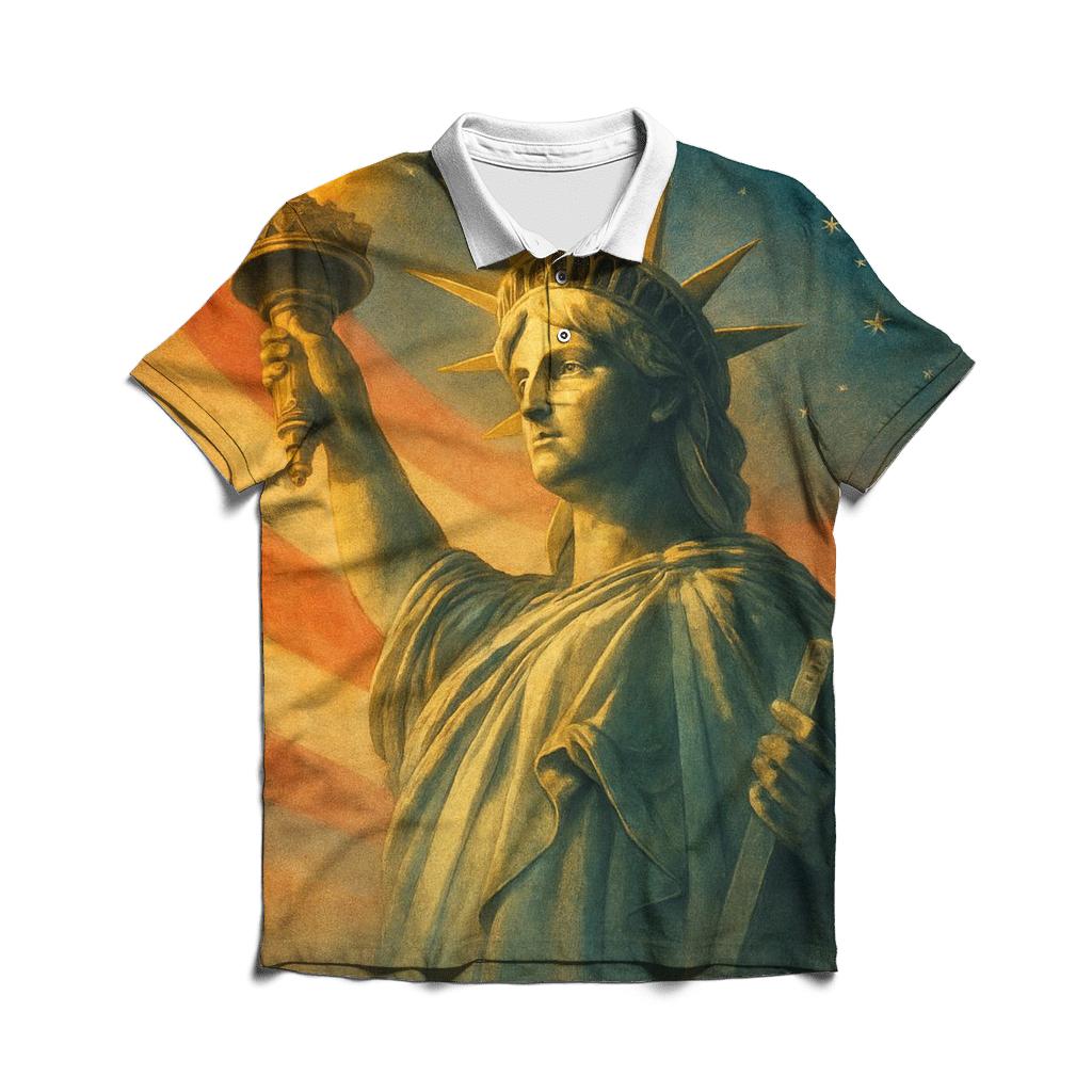 Harbor Dawn Liberty Radiance embroidered polo tops