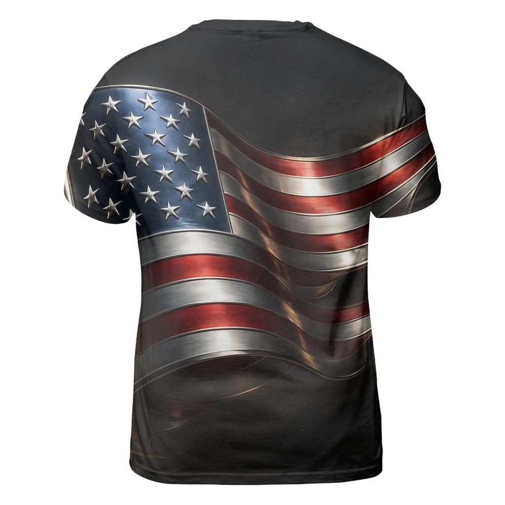 Midnight Chrome Banner Surge statement graphic shirts