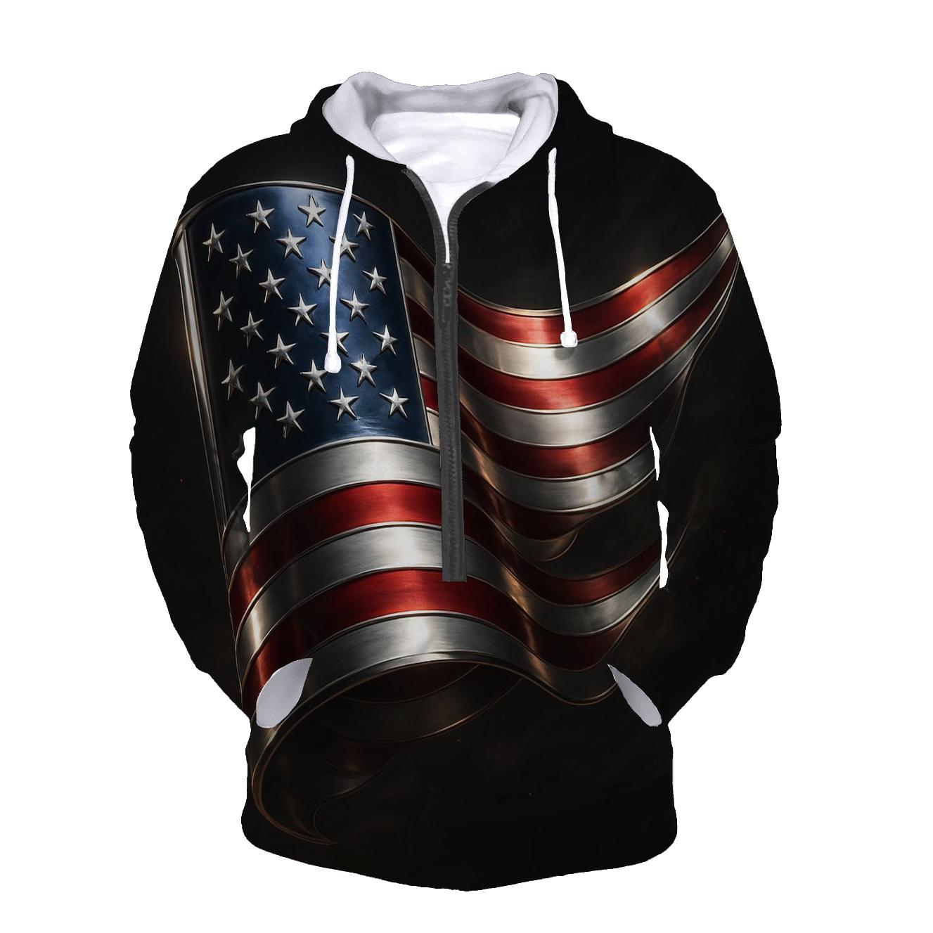 Midnight Chrome Banner Surge lightweight hoodies