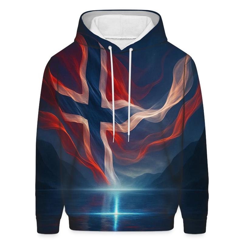 Aurora Fjord Flag Of Norway hoodie trends