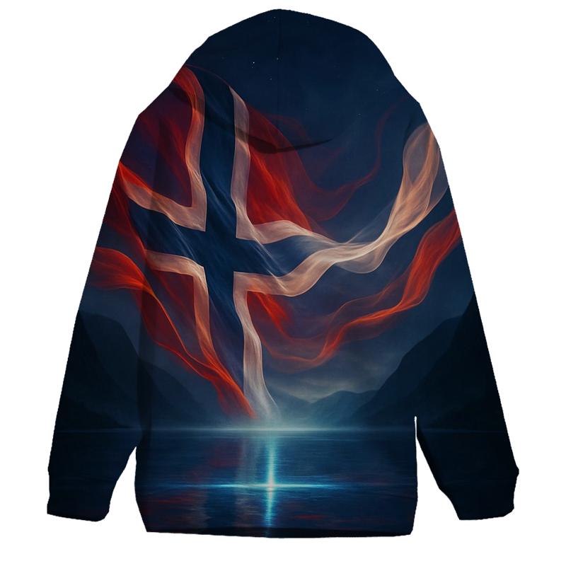 Aurora Fjord Flag Of Norway hoodie trends