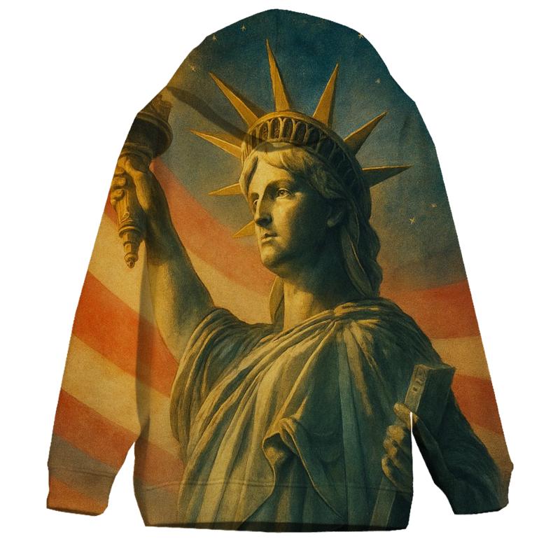 Harbor Dawn Liberty Radiance zip-up hoodies