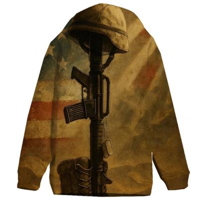 Desert Oath Flag And Armor Relics graphic hoodies