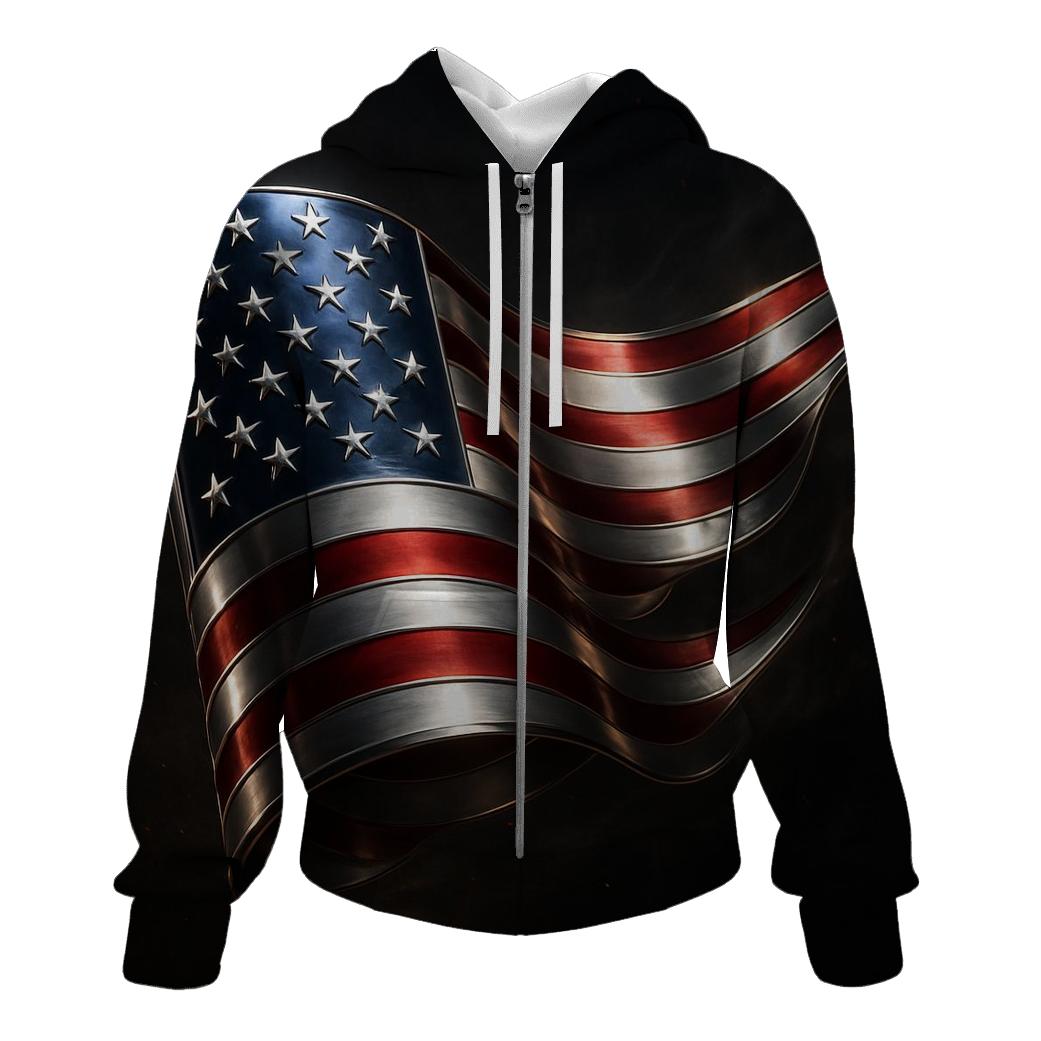 Midnight Chrome Banner Surge hoodie designs