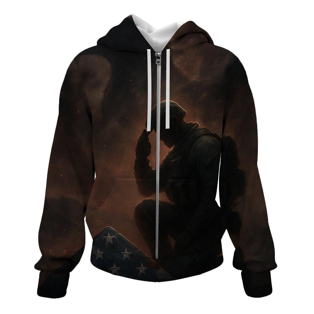 Celestial Vigil Over The Stripes hoodie trends