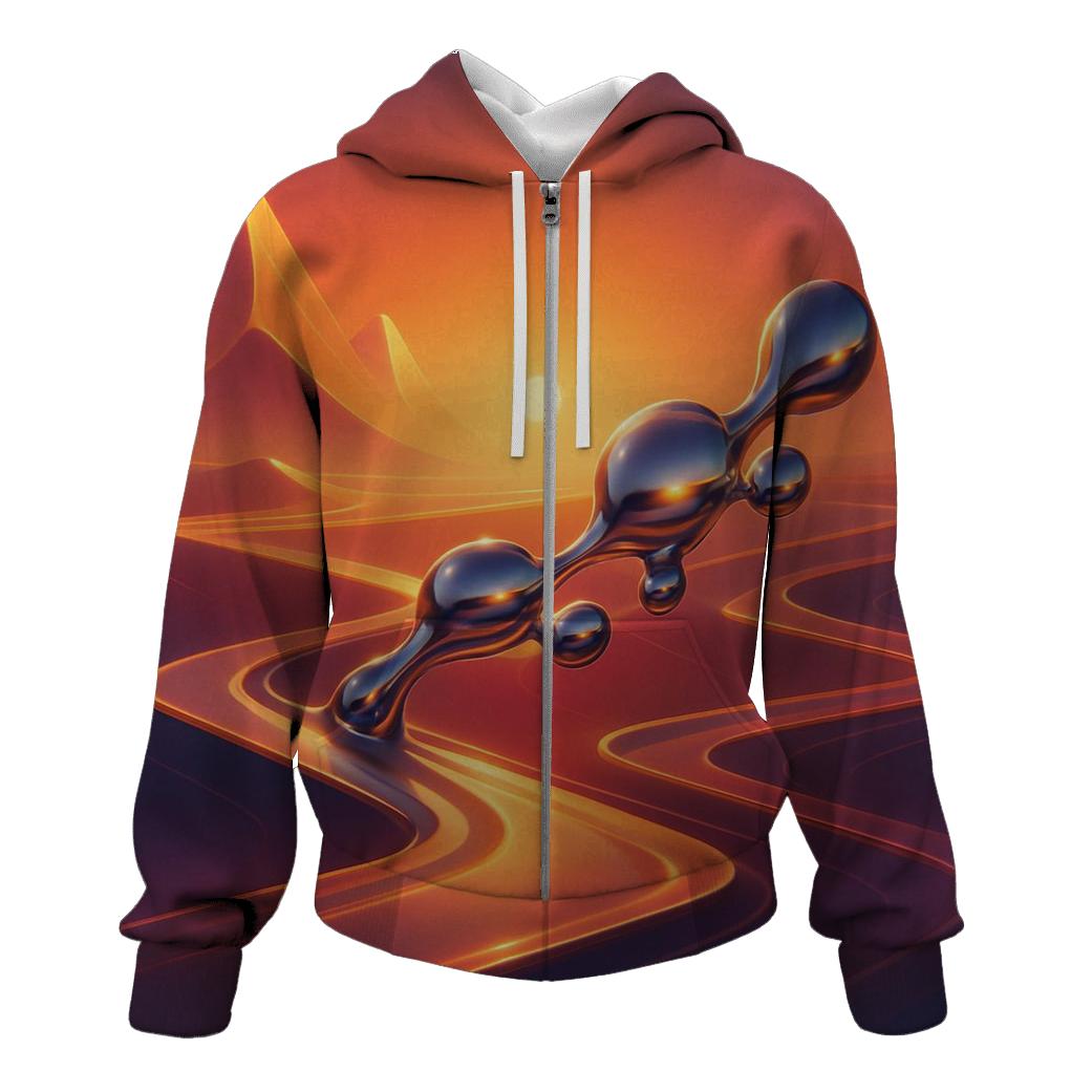 Chromatic Mirage Dune Circuit premium hoodies