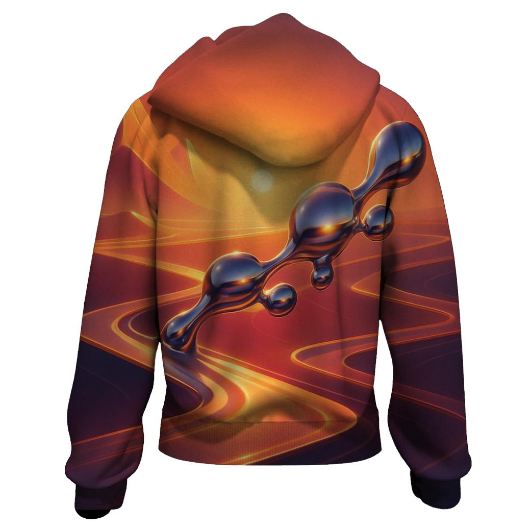 Chromatic Mirage Dune Circuit premium hoodies