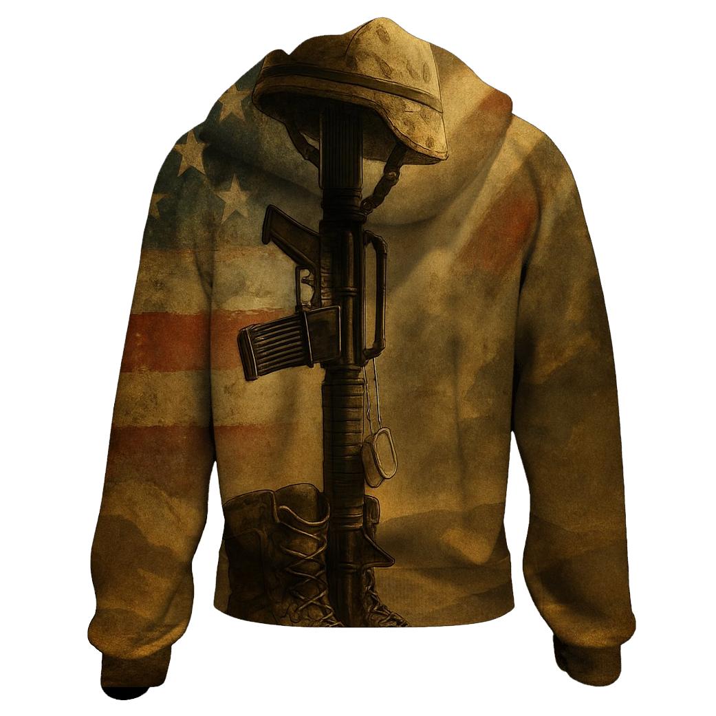 Desert Oath Flag And Armor Relics heavyweight hoodies