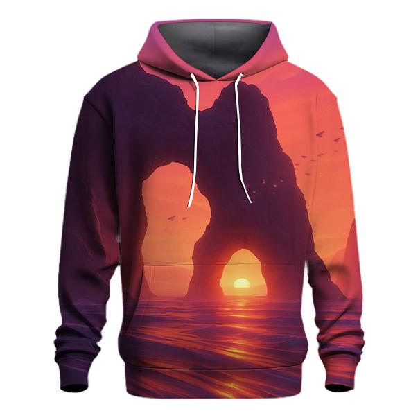 Tideglass Sunset Cathedral zip-up hoodies