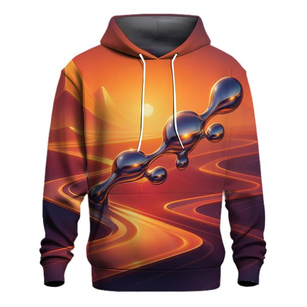 Chromatic Mirage Dune Circuit lightweight hoodies