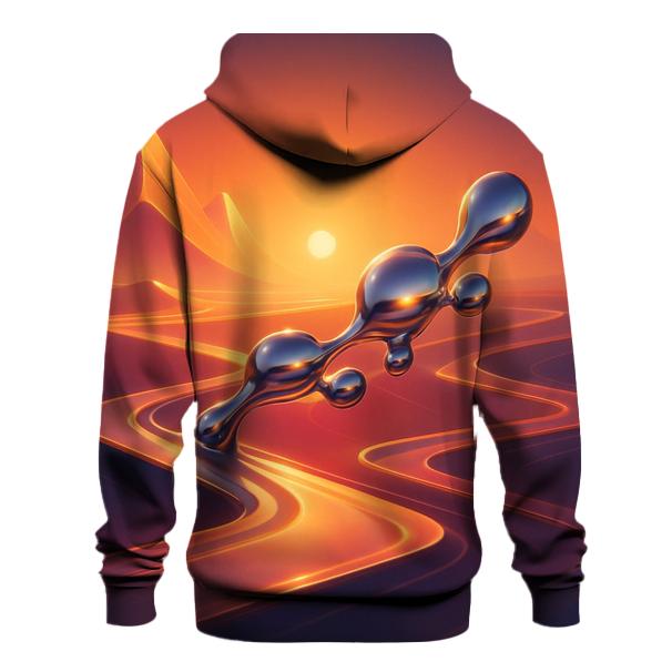 Chromatic Mirage Dune Circuit lightweight hoodies