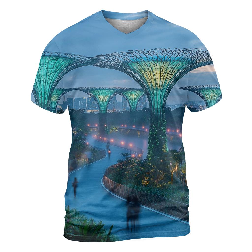 Gardens By The Bay Singapore personalized full print shirts