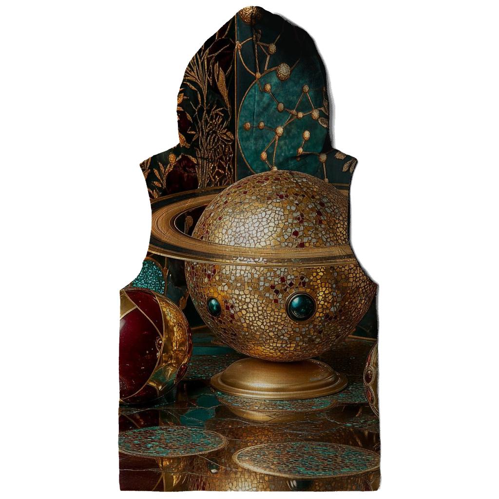 Gustav Klimt Inspired Golden Planetary Still Life hoodies fashion