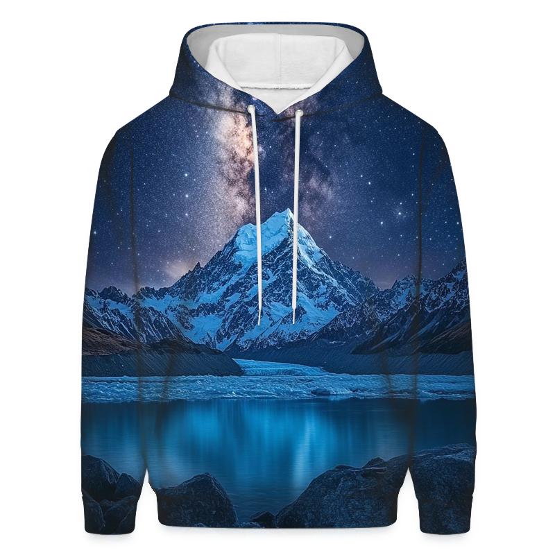 Mount Cook Aoraki New Zealand graphic hoodies