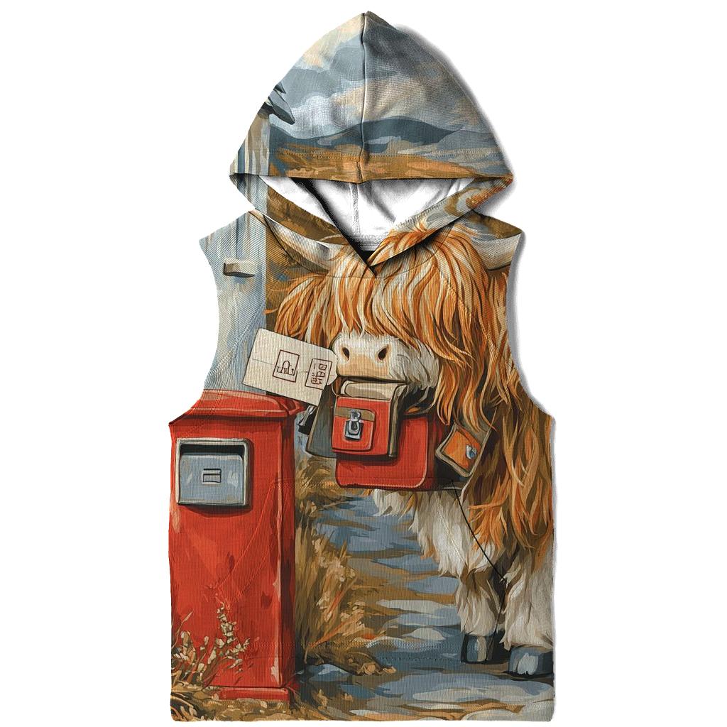 Highland Cow Postmaster At The Croft Gate hoodie trends