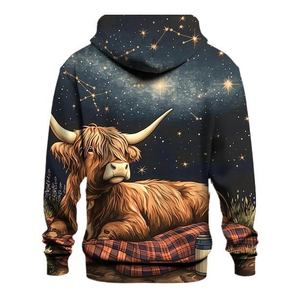 Highland Cow Stargazer On A Blanket hoodie trends