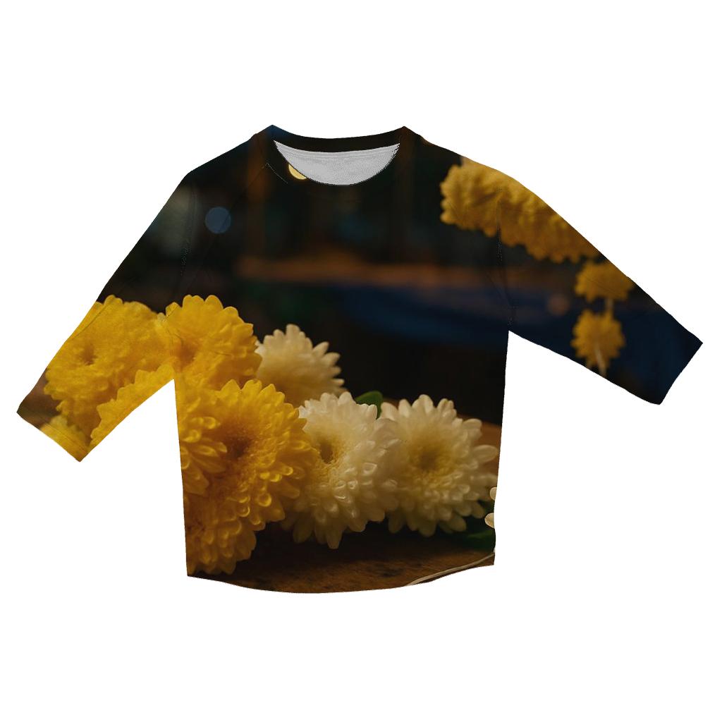 Night Market Chrysanthemum Garland Workshop In Northern Thailand custom 3/4 sleeve shirts