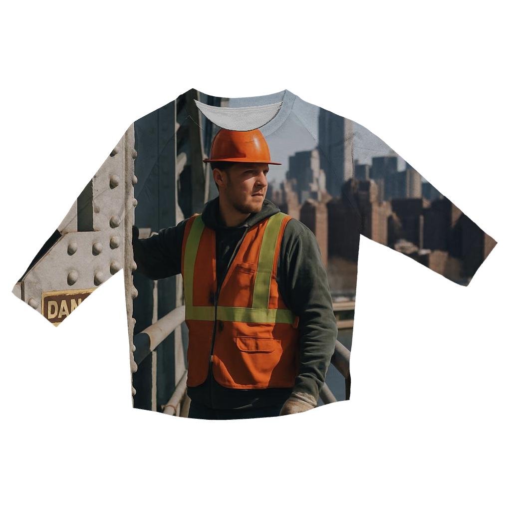 Midday Maintenance Overlook On The Manhattan Bridge stylish quarter sleeve tops