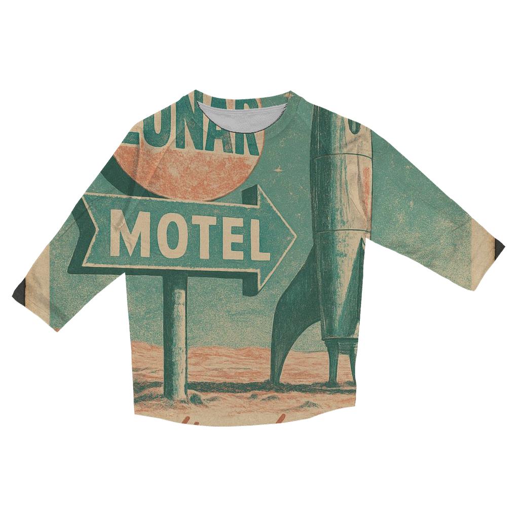 Weathered Space Tourist Postcard 1977 cotton quarter sleeve shirts