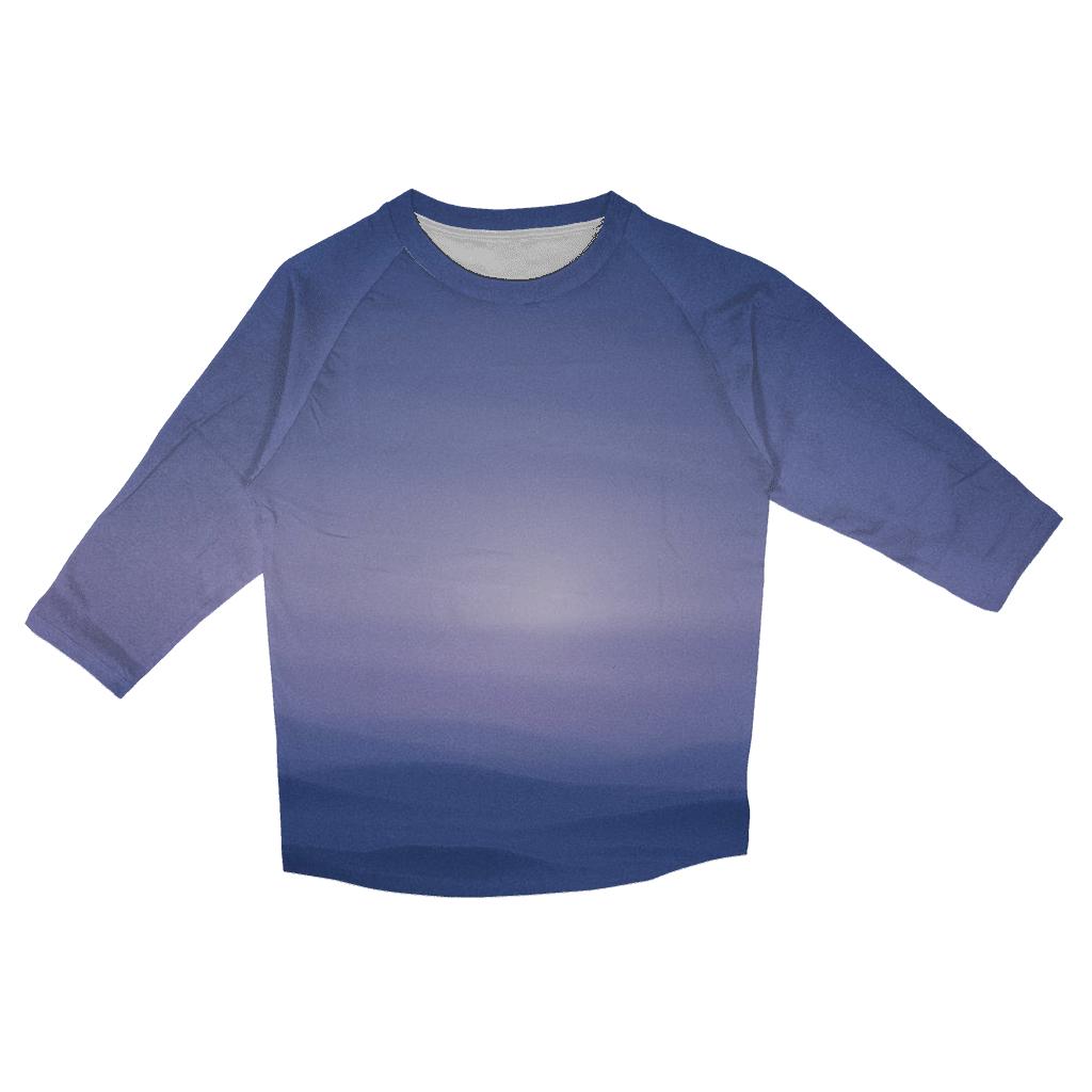 Moonlit Tundra Drift trendy 3/4 sleeve tops