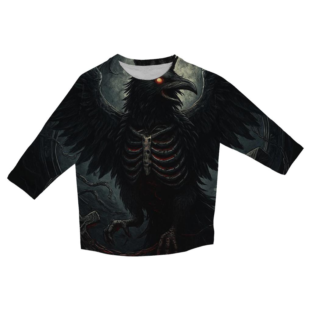 The Obsidian Choir Of Crows custom 3/4 sleeve shirts