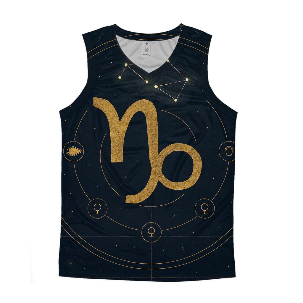 Saturn Return Capricorn Star Chart Emblem stylish racerback tanks