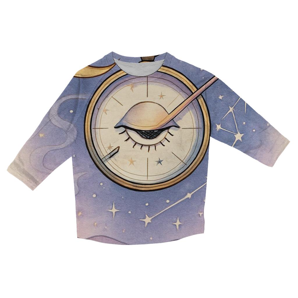 The Compass That Dreams Back casual three quarter sleeve shirts