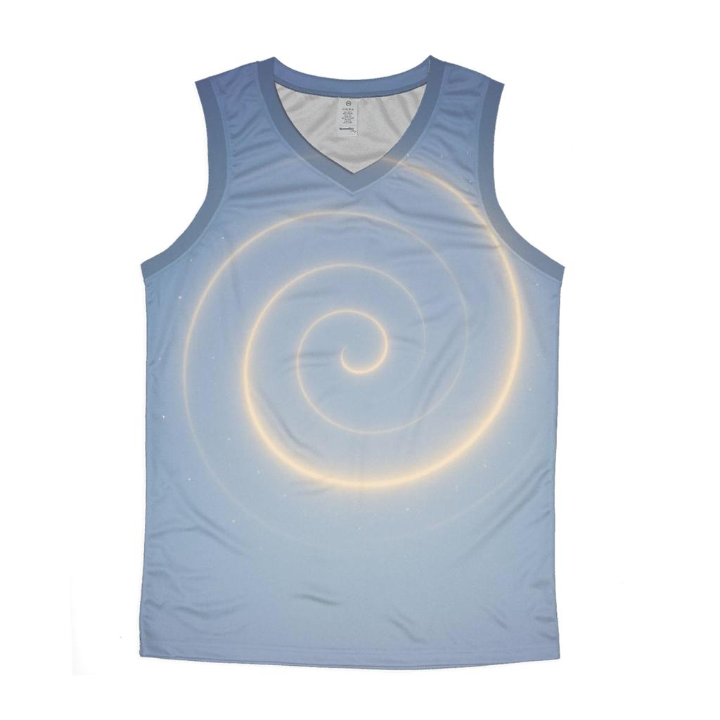 Luminous Breath Spiral stylish racerback tanks