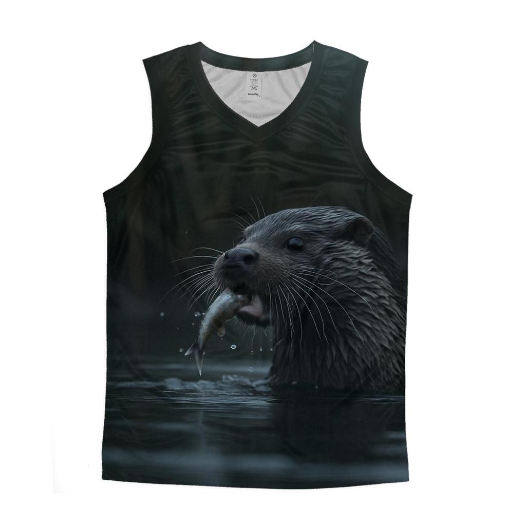 Mistbank Forager Eurasian Otter sports performance tank tops