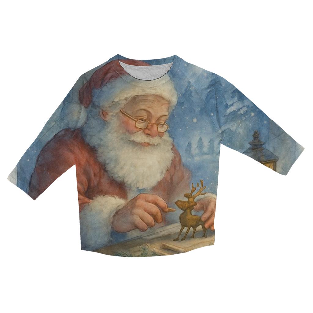 Workshop Moonlight Toymaker Santa casual three quarter sleeve shirts