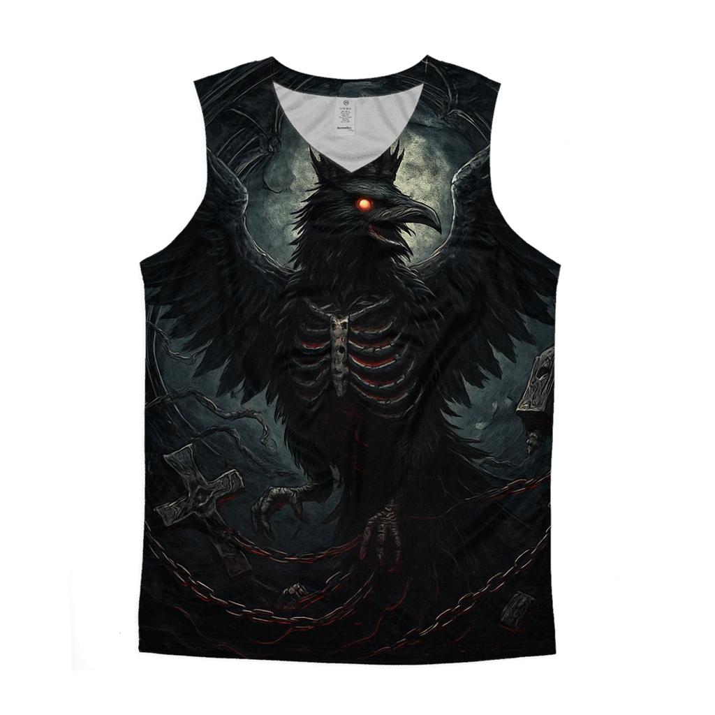 The Obsidian Choir Of Crows custom tank tops