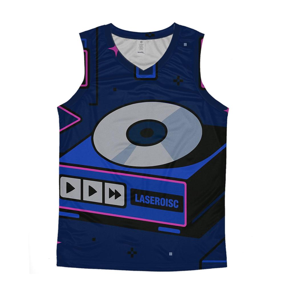 Laser Disc Space Menu Icons stylish racerback tanks