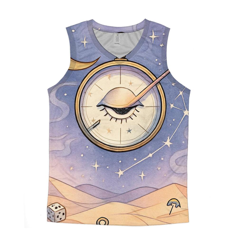The Compass That Dreams Back sports performance tank tops