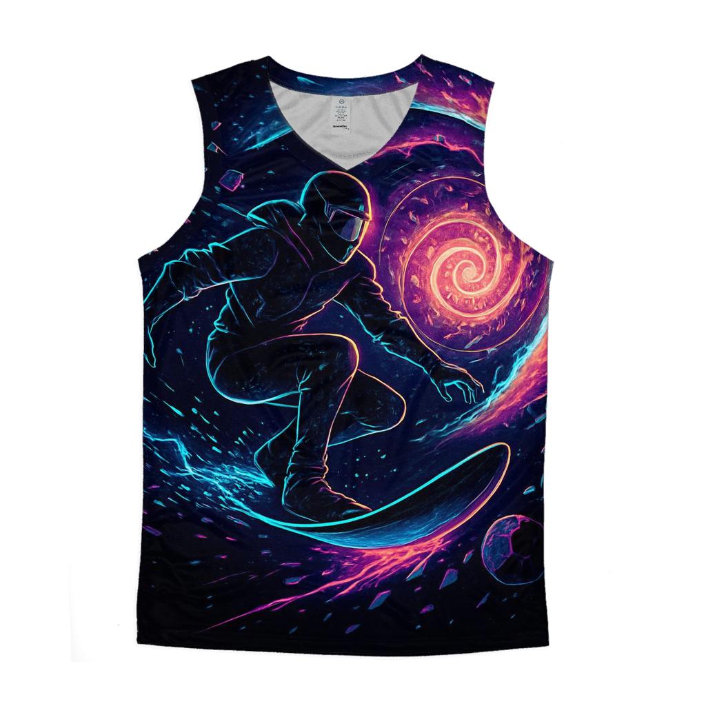 Neon Chrono Rift Star Surfer stylish racerback tanks