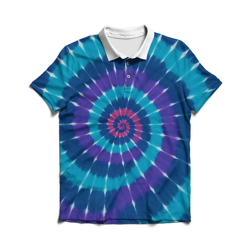 Nebula Spiral Overdye Vortex classic pique polos