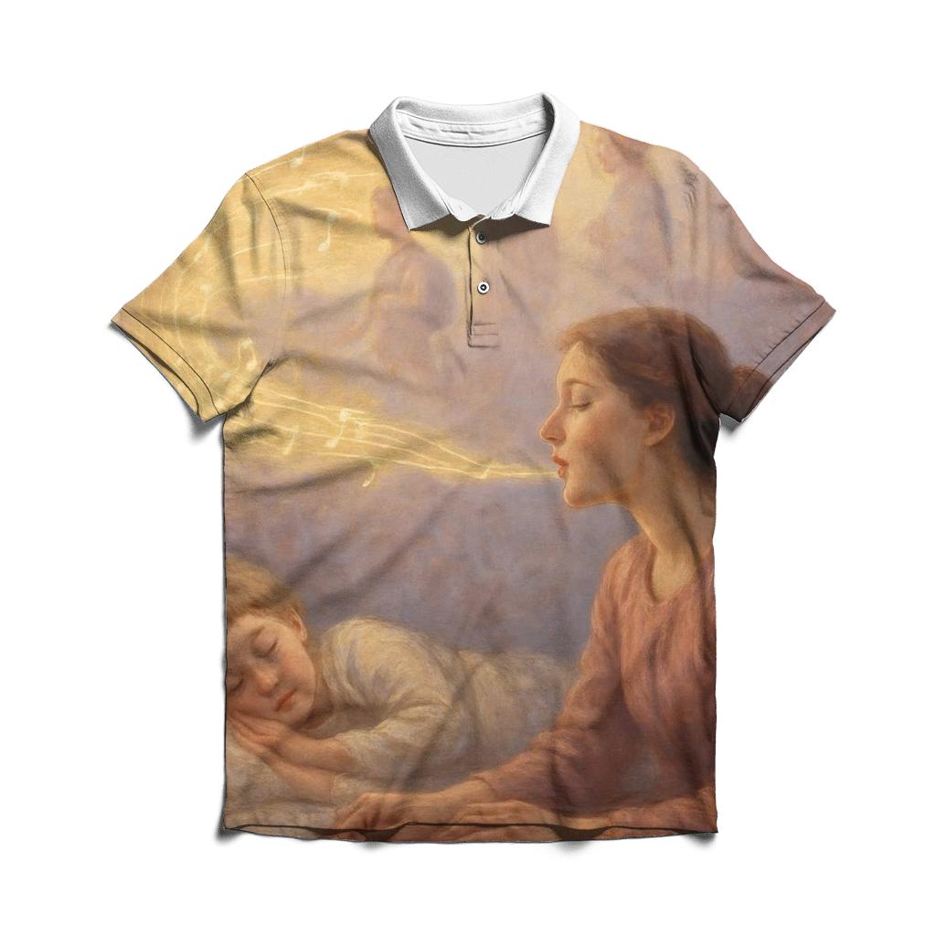 Heart Rooted In Her Voice Lullabies That Become Lifelong Courage stylish collar polo tees