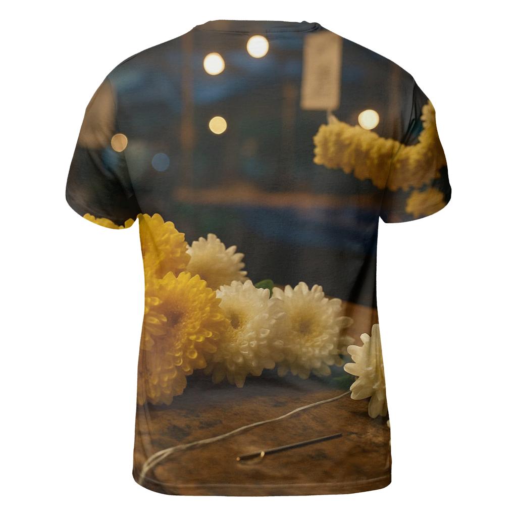 Night Market Chrysanthemum Garland Workshop In Northern Thailand vibrant all-over design tees