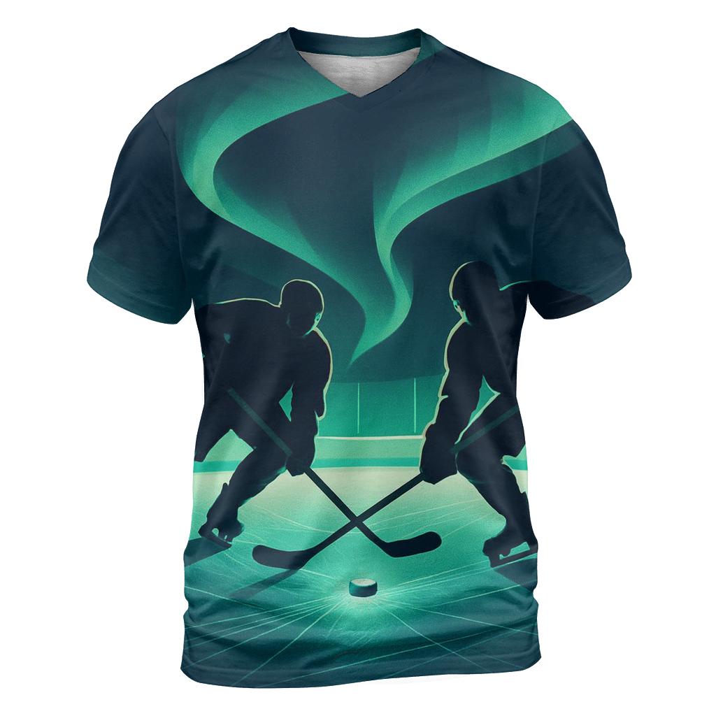 Aurora Ice Rink Faceoff statement graphic shirts