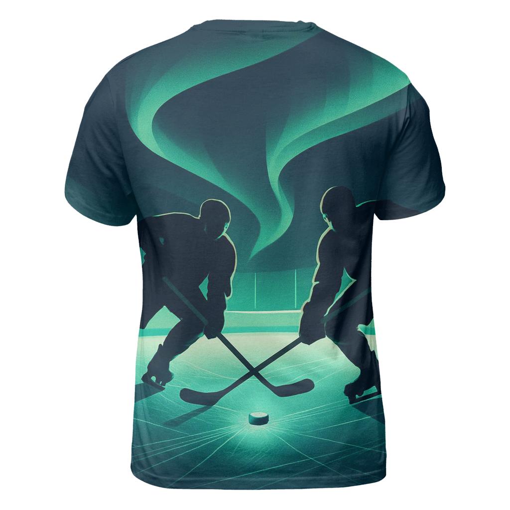 Aurora Ice Rink Faceoff statement graphic shirts