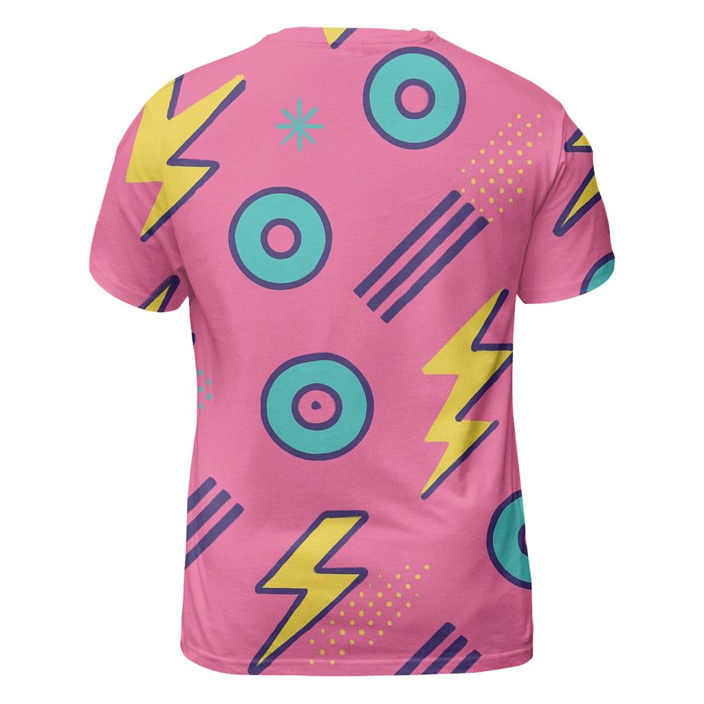 Miami Roller Rink Zigzag unique graphic print tees